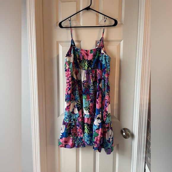 SouthernFriedChics Pretty Little Thing Dress - Multi Floral Size 2XL - Picture 4 of 4